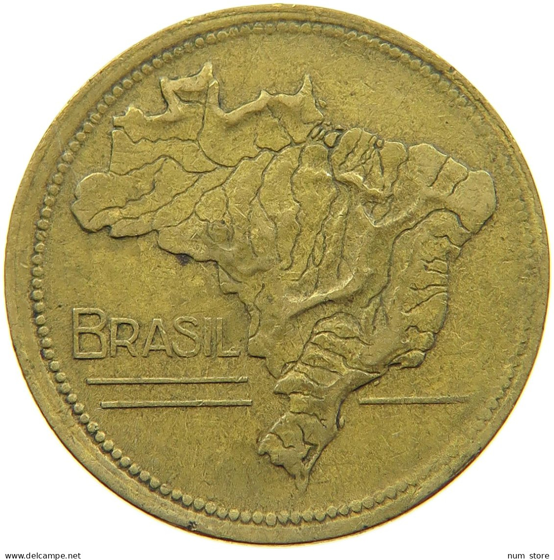 BRAZIL 2 CRUZEIROS 1945 #s054 0053 - Brésil