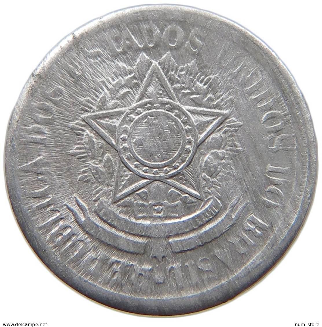 BRAZIL 10 CENTAVOS 1957 #s054 0649 - Brésil