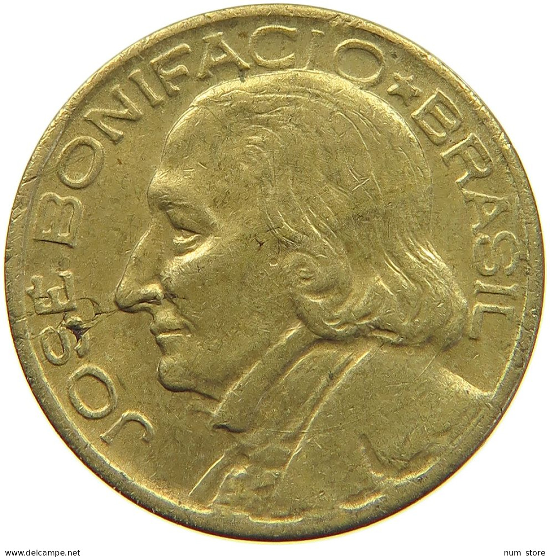 BRAZIL 10 CENTAVOS 1949 #s054 0299 - Brésil