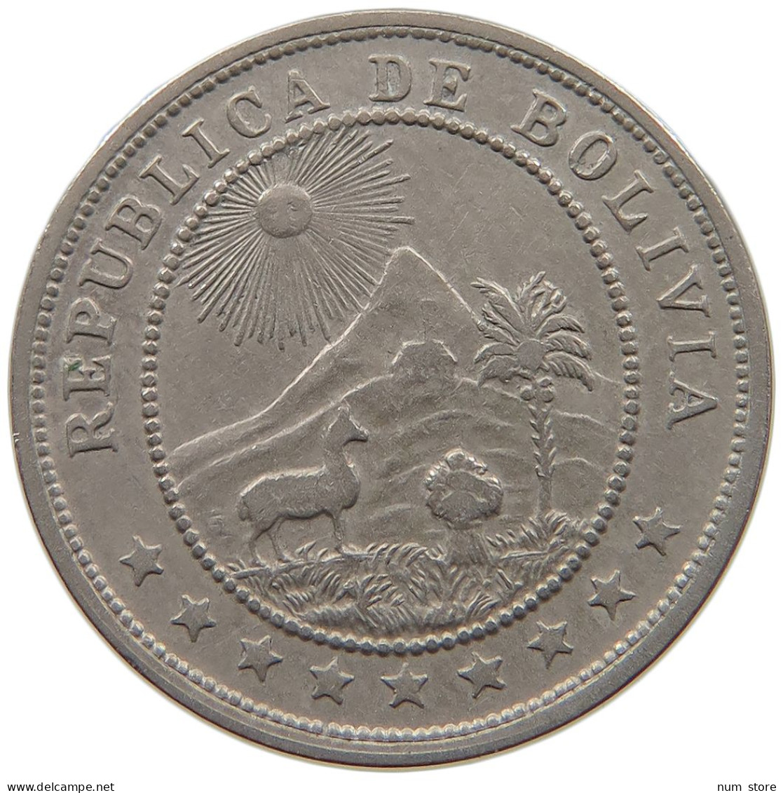 BOLIVIA 10 CENTAVOS 1936 #a080 0207 - Bolivie