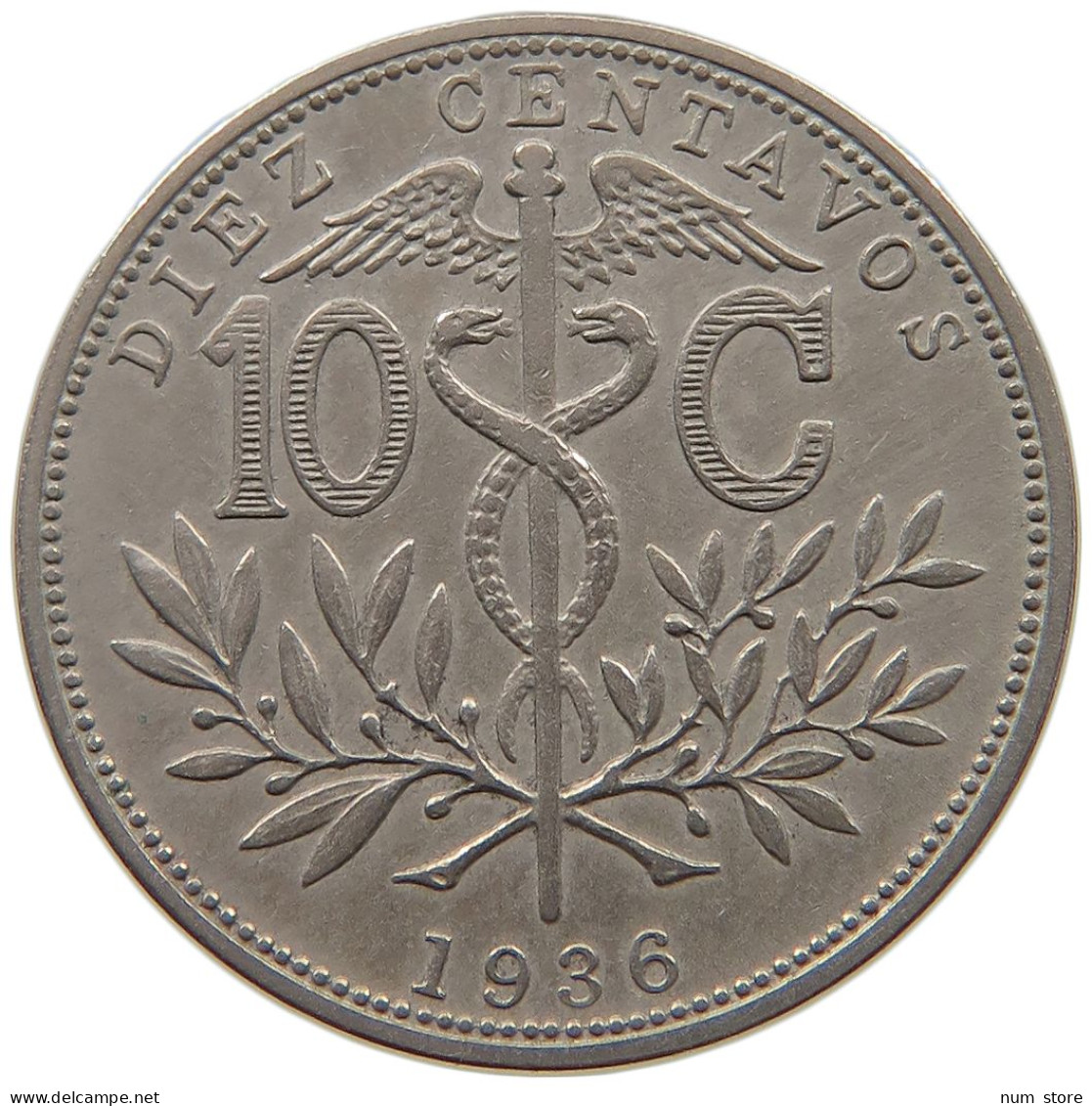 BOLIVIA 10 CENTAVOS 1936 #a080 0207 - Bolivia