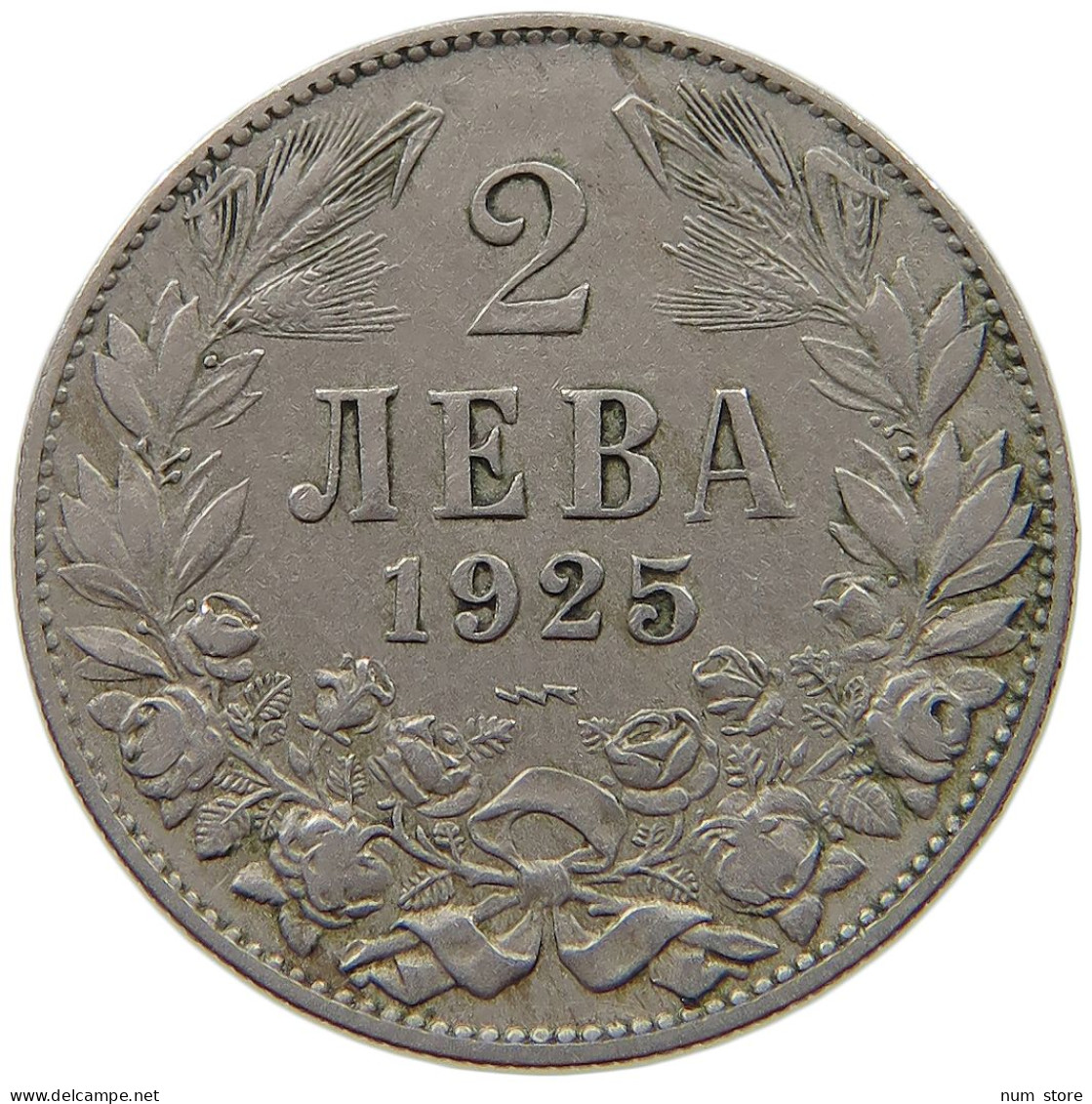 BULGARIA 2 LEVA 1925 #s072 0633 - Bulgarie