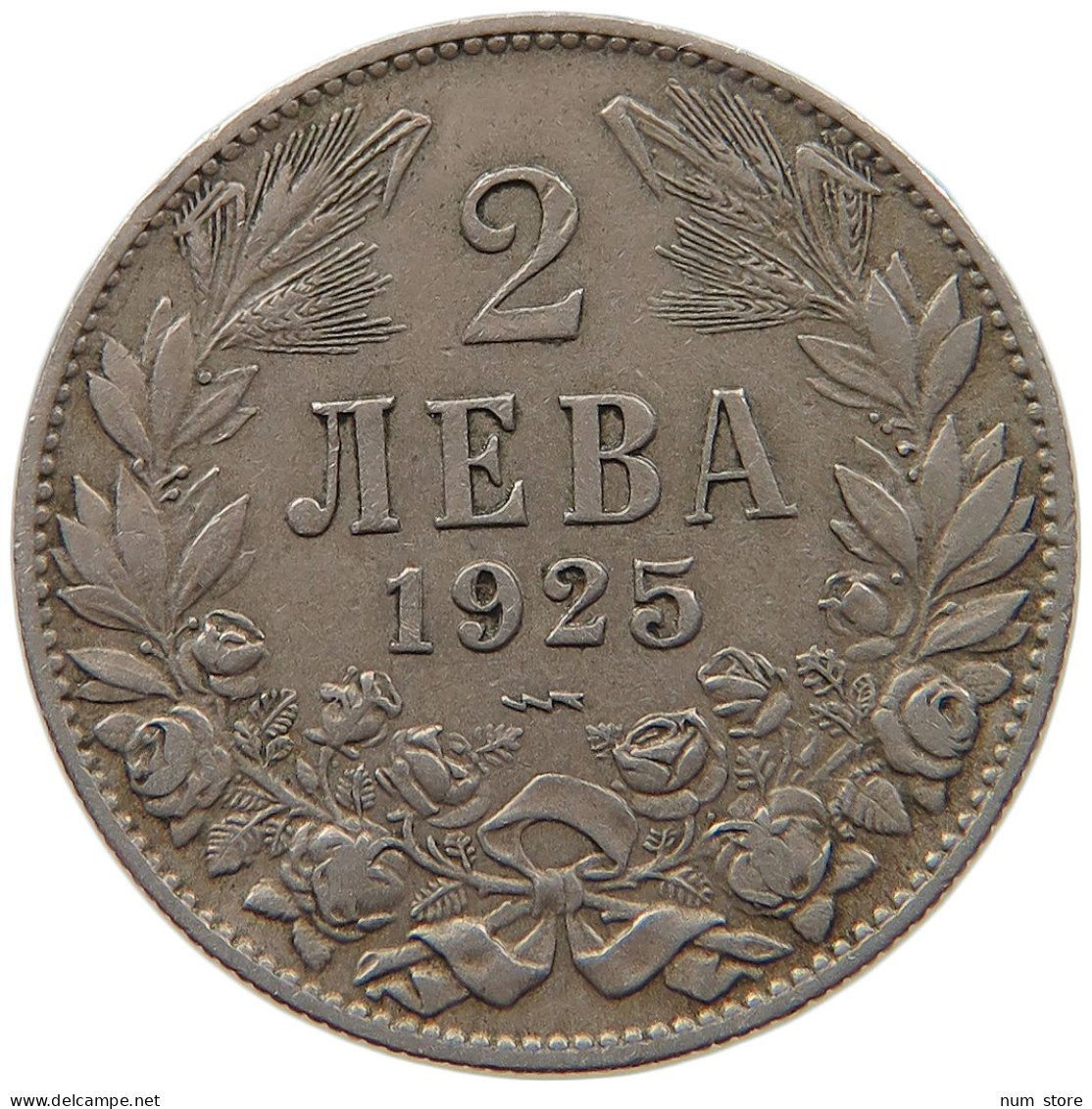 BULGARIA 2 LEVA 1925 #s021 0079 - Bulgarie