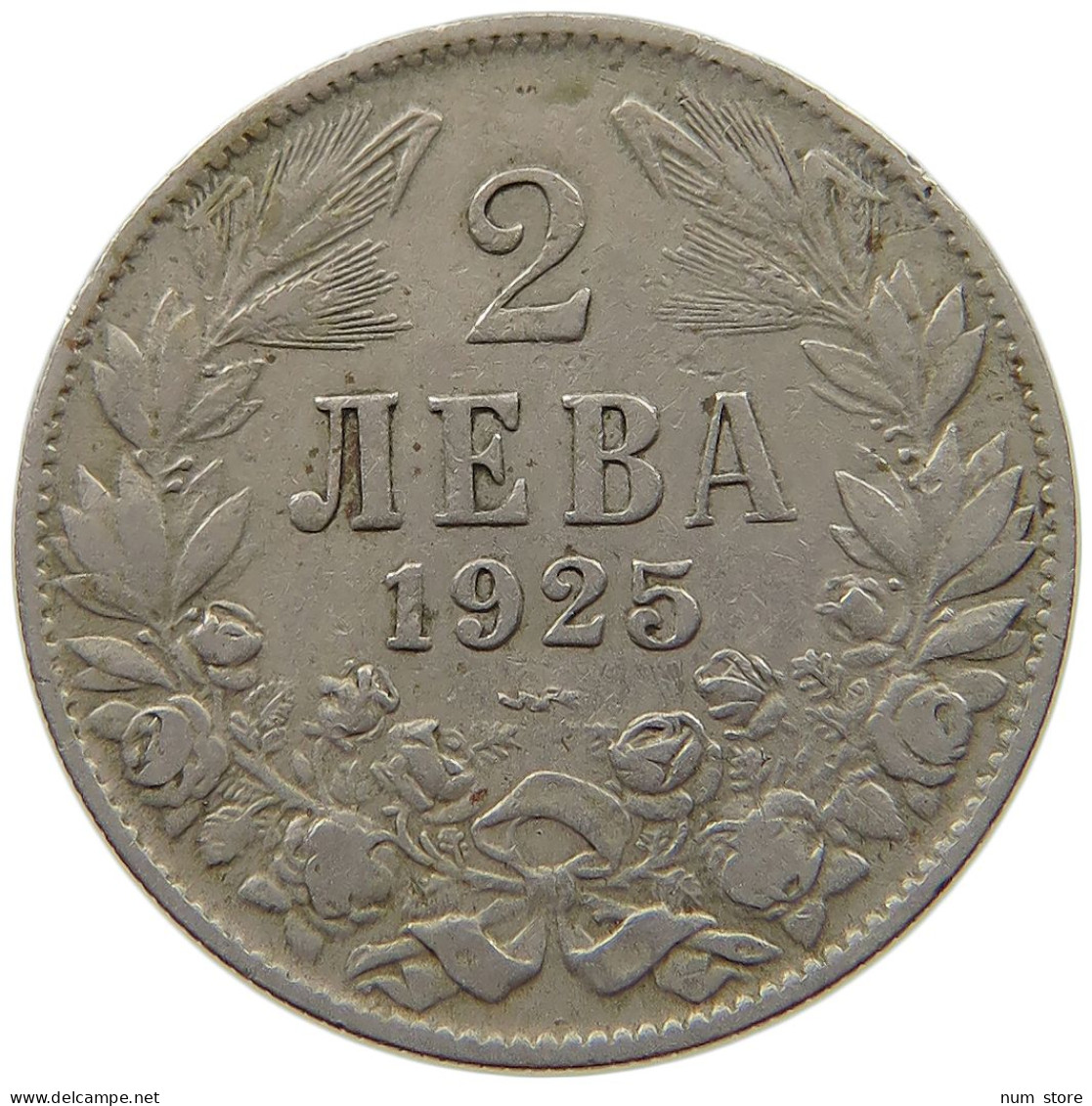BULGARIA 2 LEVA 1925 #s072 0635 - Bulgarie
