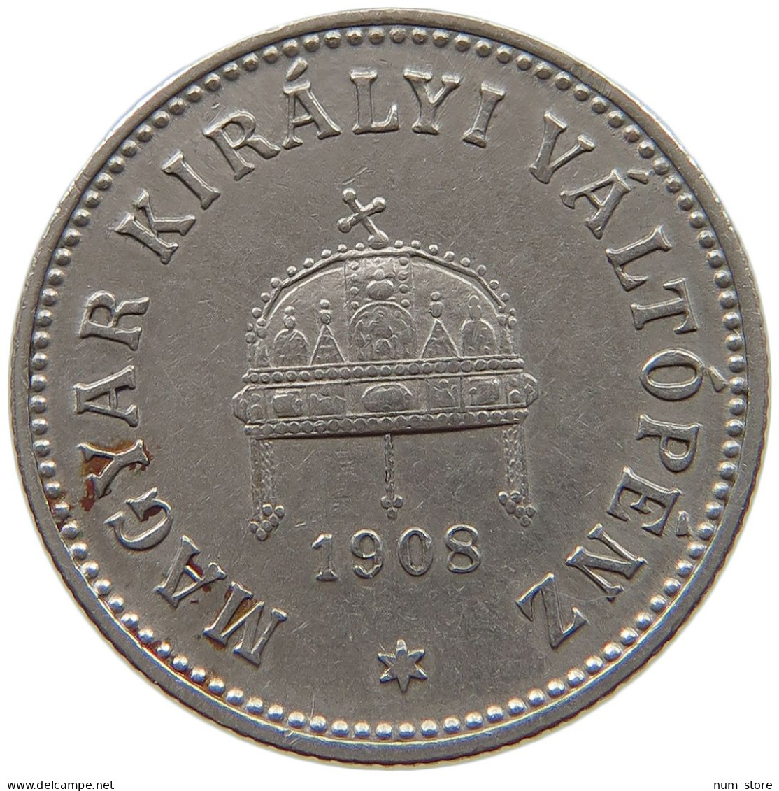 BULGARIA 10 FILLER 1908 #a069 0507 - Bulgarie