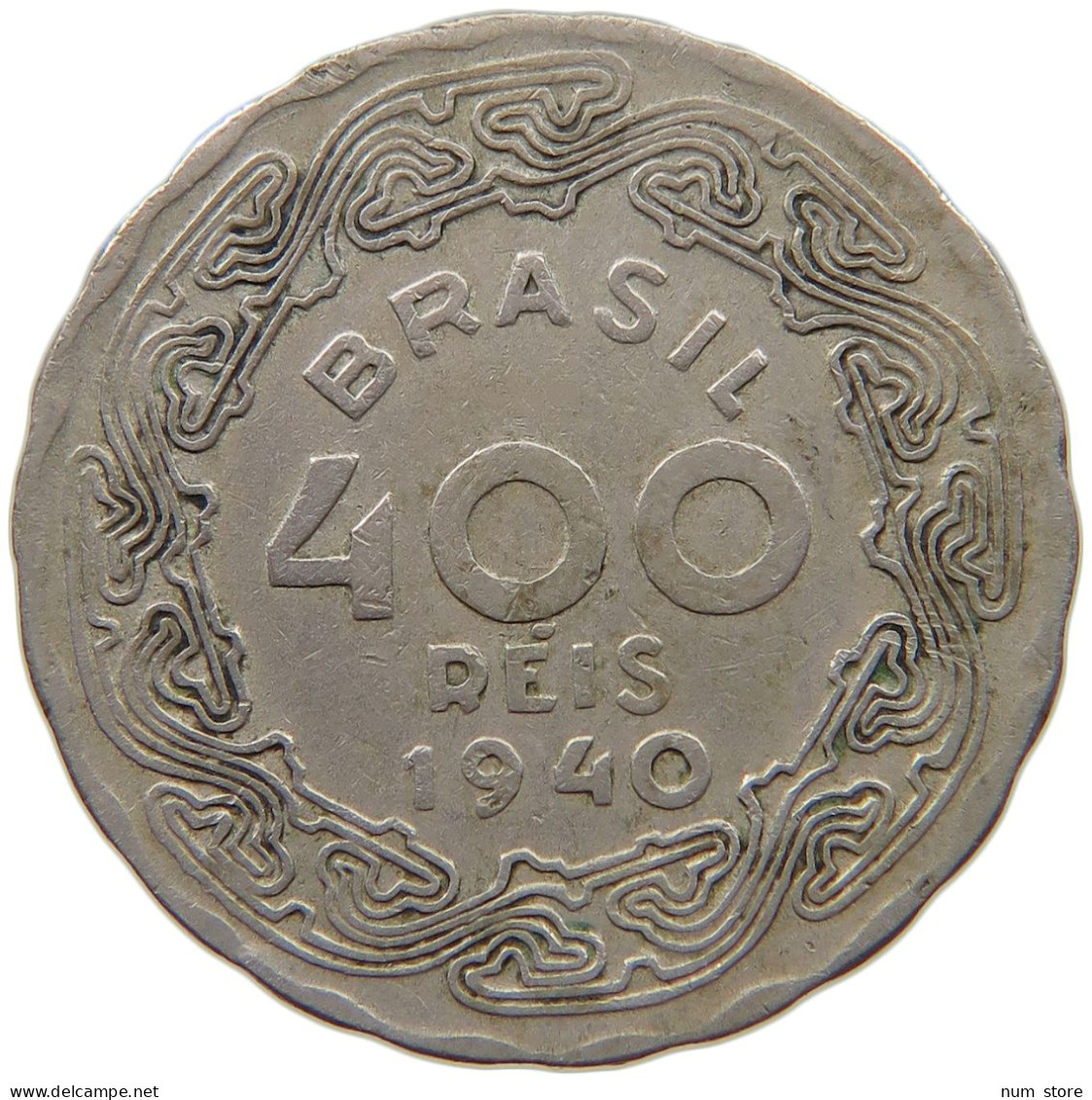 BRAZIL 400 REIS 1940 A #c020 0111 - Brésil