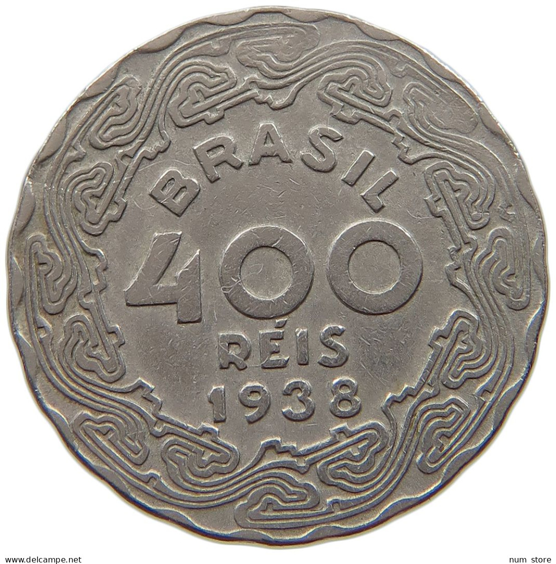 BRAZIL 400 REIS 1940 #a043 0503 - Brésil