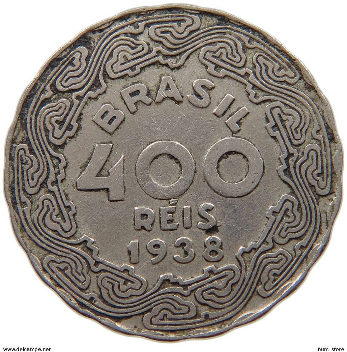 BRAZIL 400 REIS 1938 #c038 0041 - Brésil