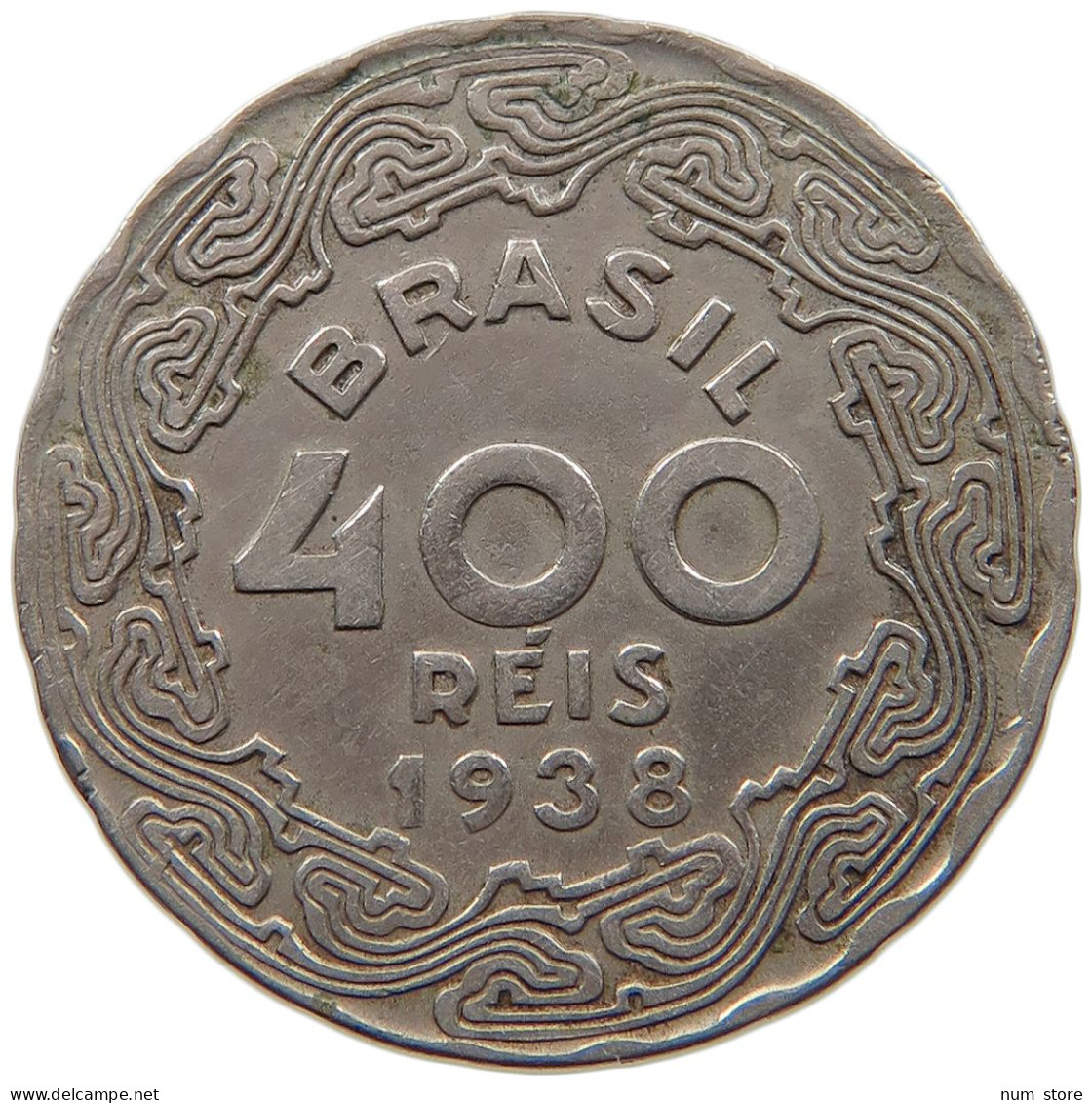 BRAZIL 400 REIS 1938 #c010 0263 - Brésil