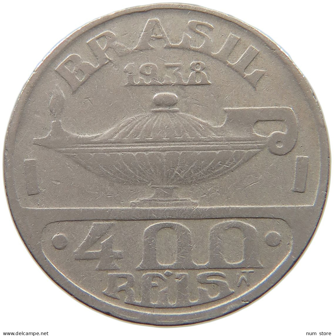 BRAZIL 400 REIS 1938 #c036 0467 - Brésil