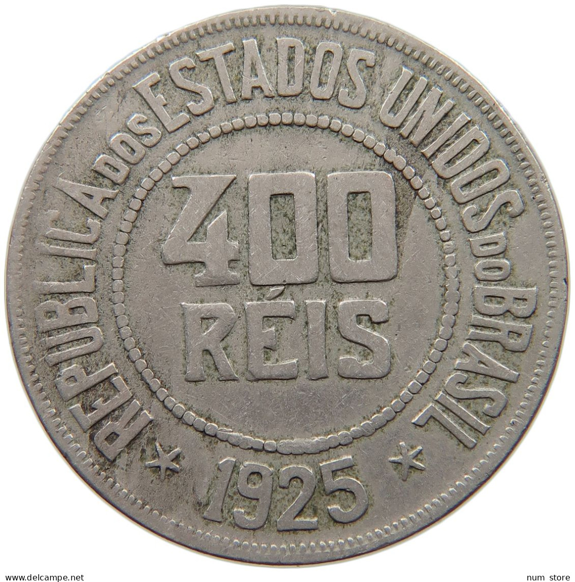 BRAZIL 400 REIS 1925 #c028 0227 - Brésil