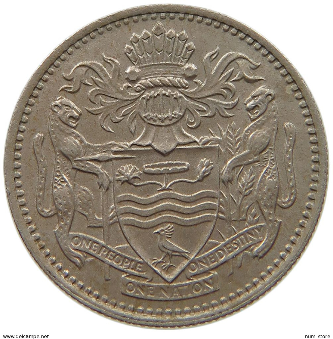 GUYANA 10 CENTS 1967 TOP #c071 0311 - Guyana