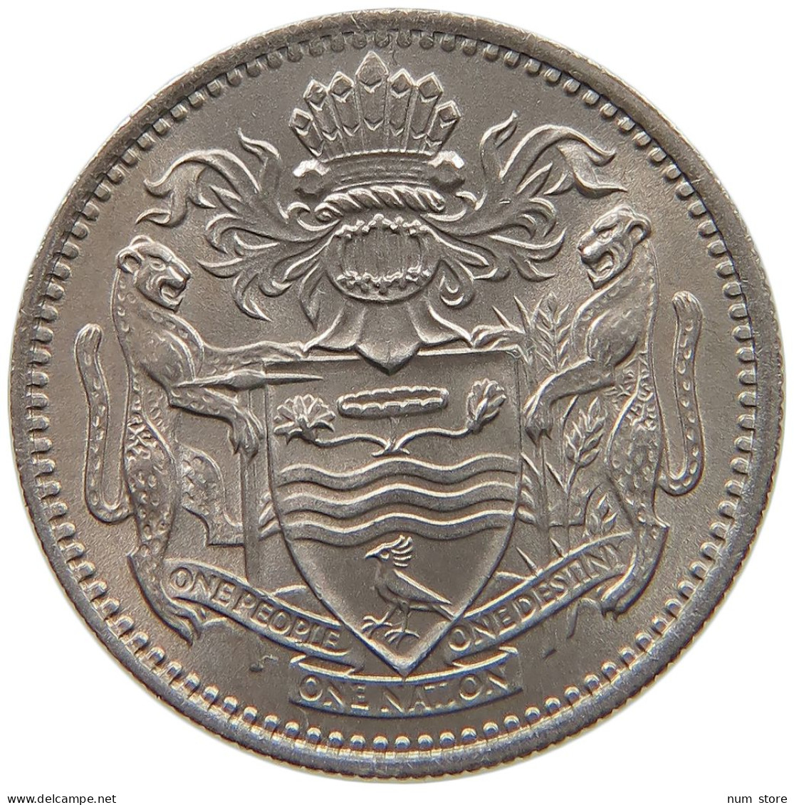 GUYANA 10 CENTS 1967 TOP #s061 0533 - Guyana