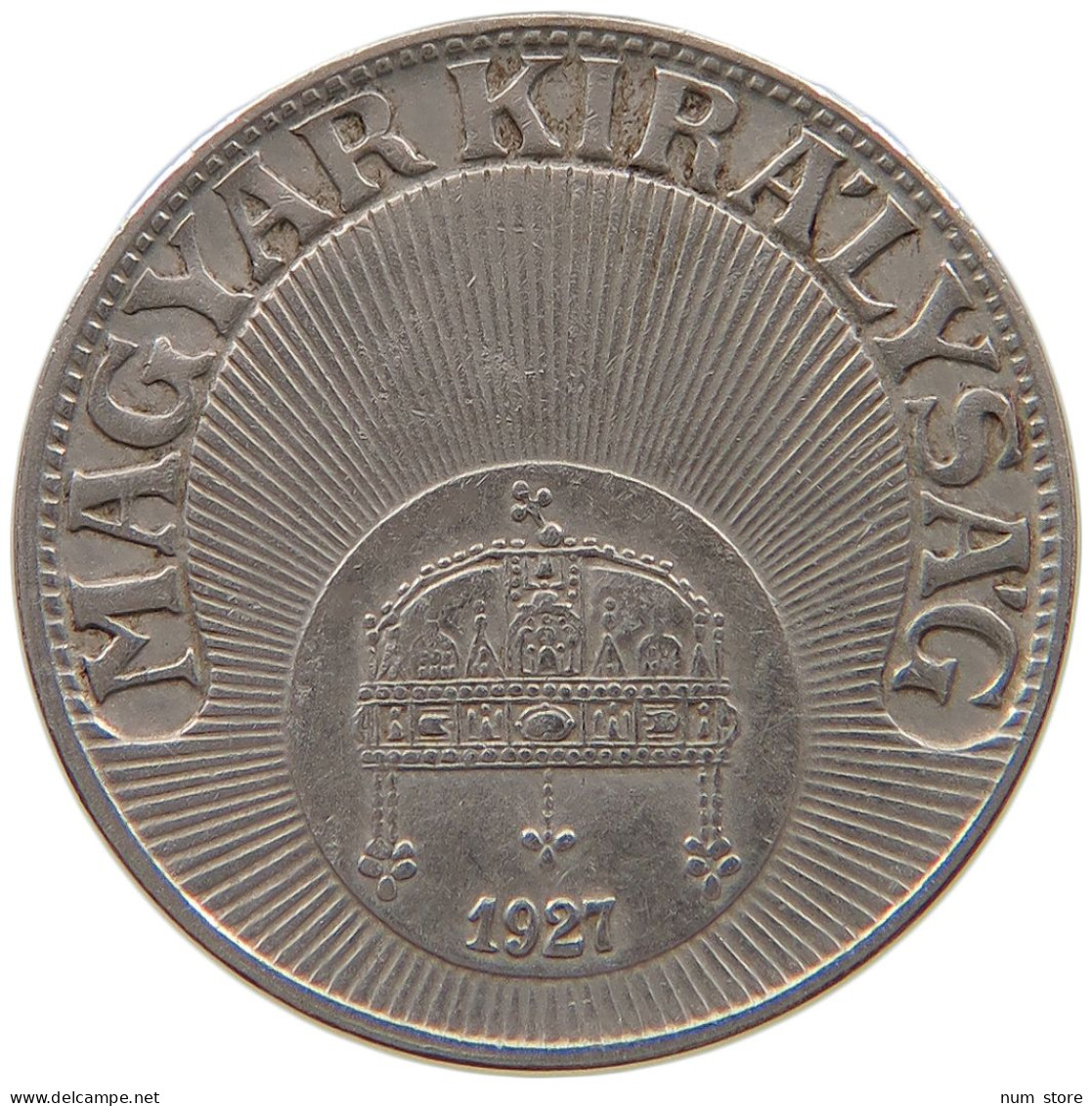 HUNGARY 10 FILLER 1927 #a046 0707 - Hongrie