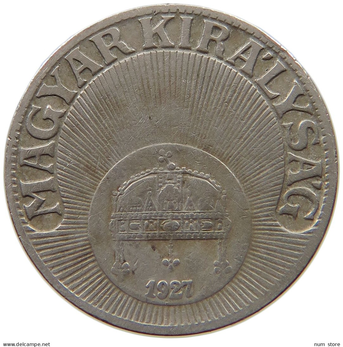 HUNGARY 10 FILLER 1927 #a017 0591 - Hongrie