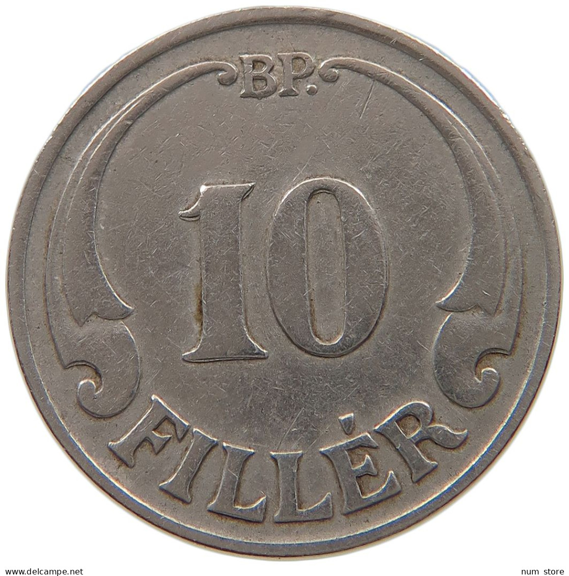 HUNGARY 10 FILLER 1927 #a046 0705 - Hongrie