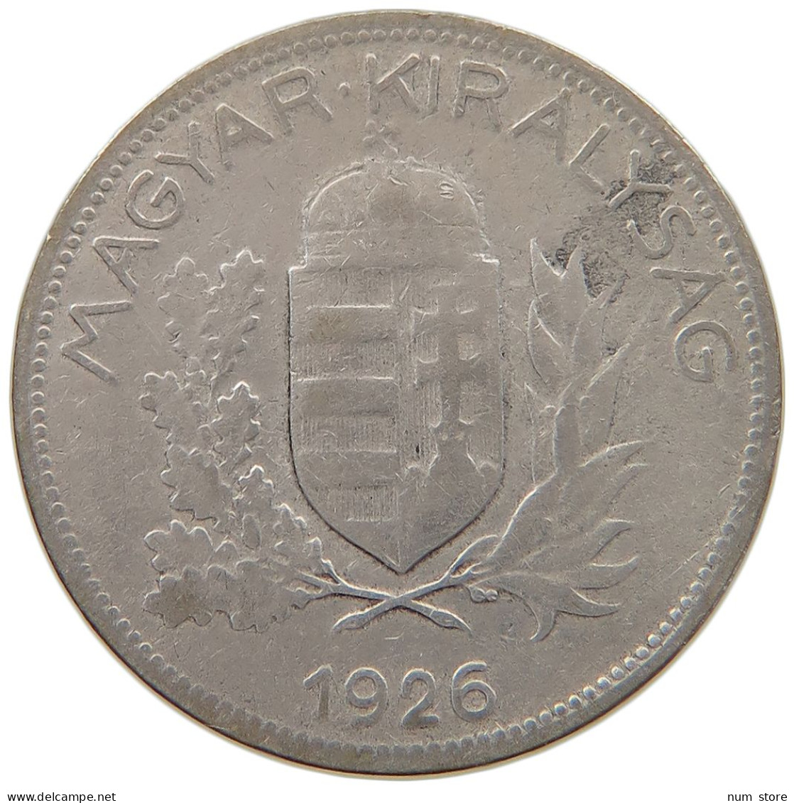 HUNGARY 1 PENGO 1926 #a044 0535 - Hongrie