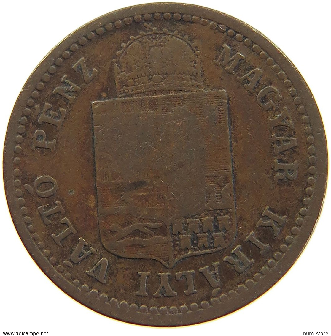 HUNGARY 1 KRAJCZAR 1885 KB #c050 0309 - Hongrie