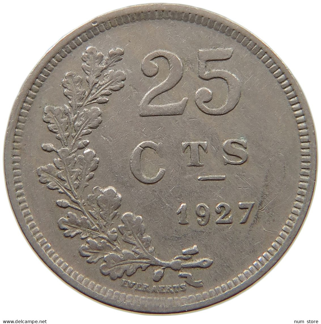 LUXEMBOURG 25 CENTIMES 1927 #c049 0151 - Luxembourg