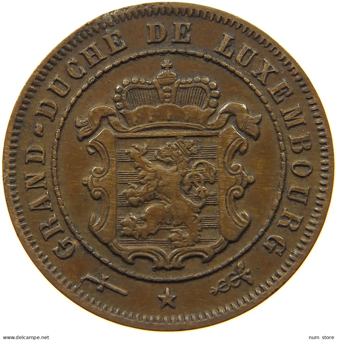 LUXEMBOURG 2 1/2 CENTIMES 1908 #c009 0307 - Luxembourg