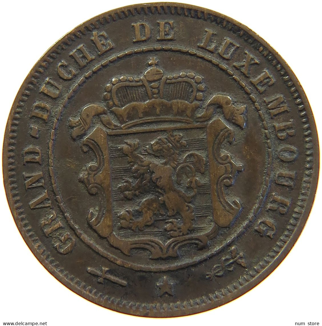 LUXEMBOURG 2 1/2 CENTIMES 1901 #s018 0425 - Luxembourg