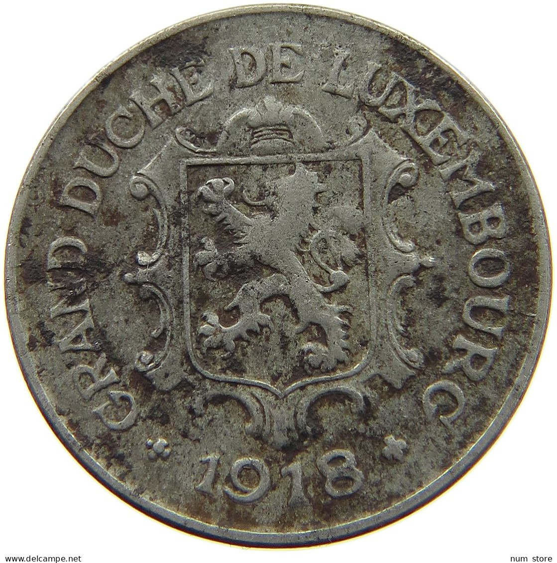 LUXEMBOURG 10 CENTIMES 1918 #c007 0265 - Luxembourg