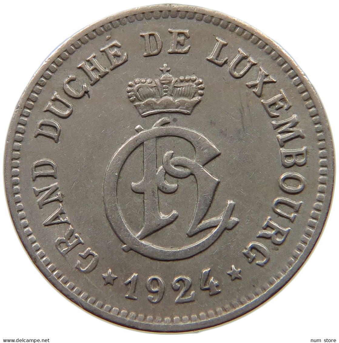 LUXEMBOURG 10 CENTIMES 1924 #a090 0201 - Luxembourg