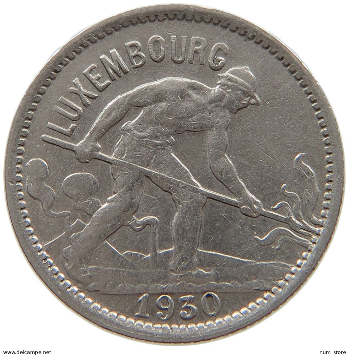 LUXEMBOURG 50 CENTIMES 1930 #c053 0263 - Luxembourg