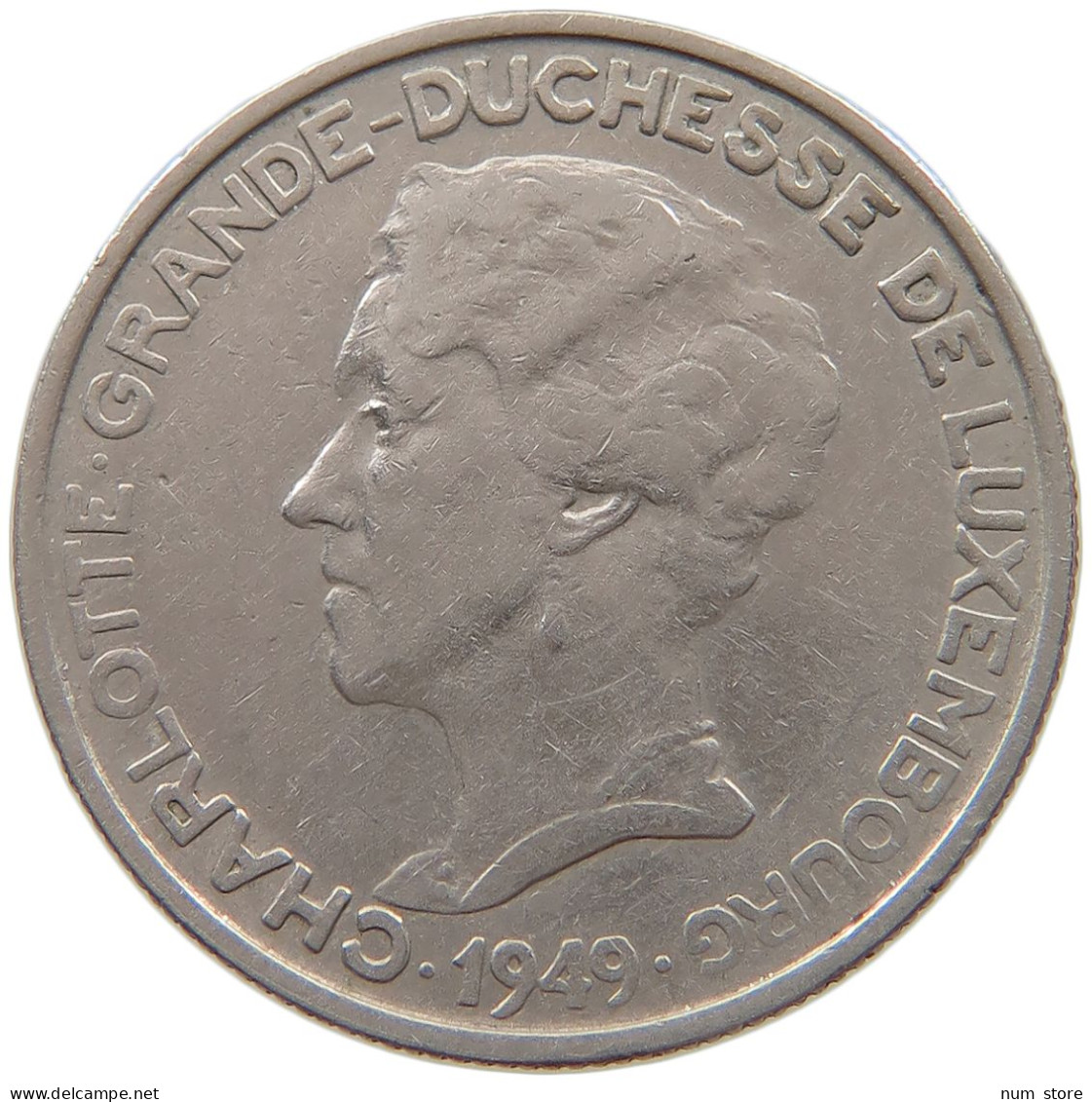 LUXEMBOURG 5 FRANCS 1949 #s079 0731 - Luxembourg