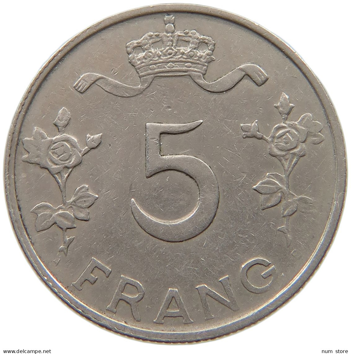 LUXEMBOURG 5 FRANCS 1949 #s079 0731 - Luxembourg