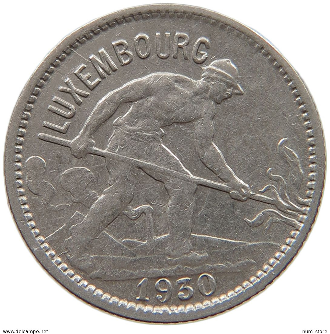 LUXEMBOURG 50 CENTIMES 1930 #c049 0225 - Luxembourg