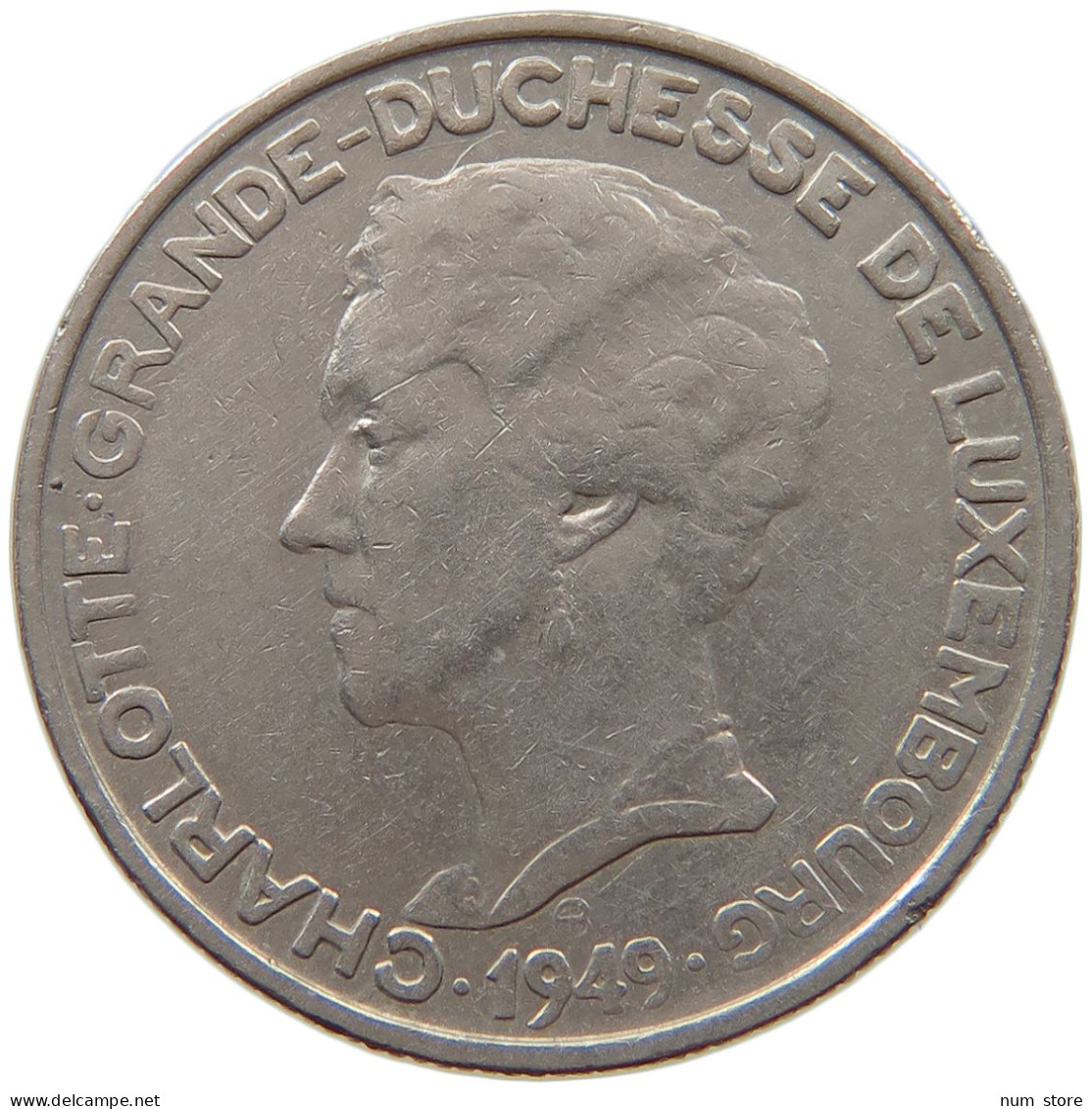 LUXEMBOURG 5 FRANCS 1949 #c051 0129 - Luxembourg