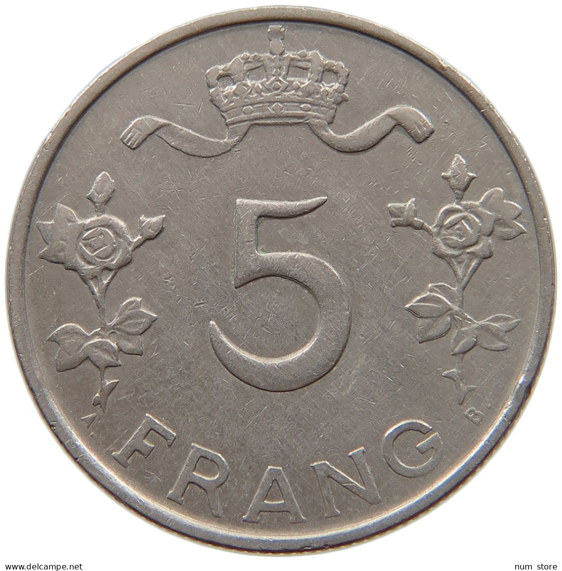 LUXEMBOURG 5 FRANCS 1949 #c051 0129 - Luxembourg