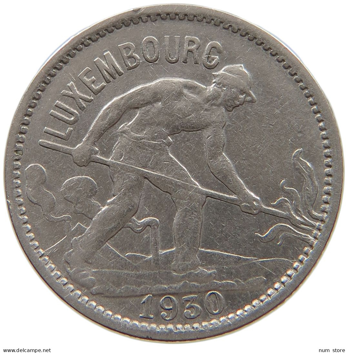 LUXEMBOURG 50 CENTIMES 1930 #a061 0695 - Luxembourg