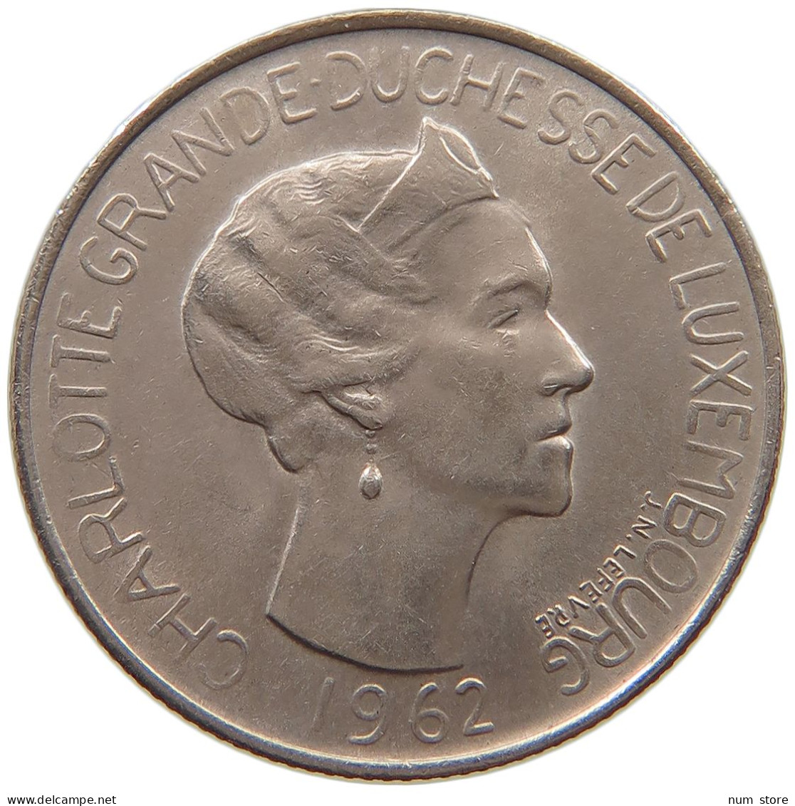 LUXEMBOURG 5 FRANCS 1962 #a061 0267 - Luxembourg