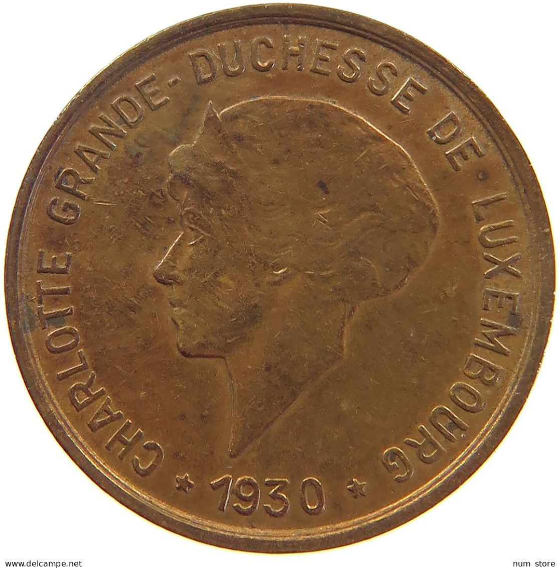 LUXEMBOURG 5 CENTIMES 1930 #c050 0381 - Luxembourg