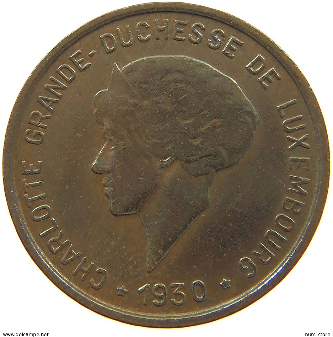 LUXEMBOURG 5 CENTIMES 1930 #c007 0157 - Luxembourg