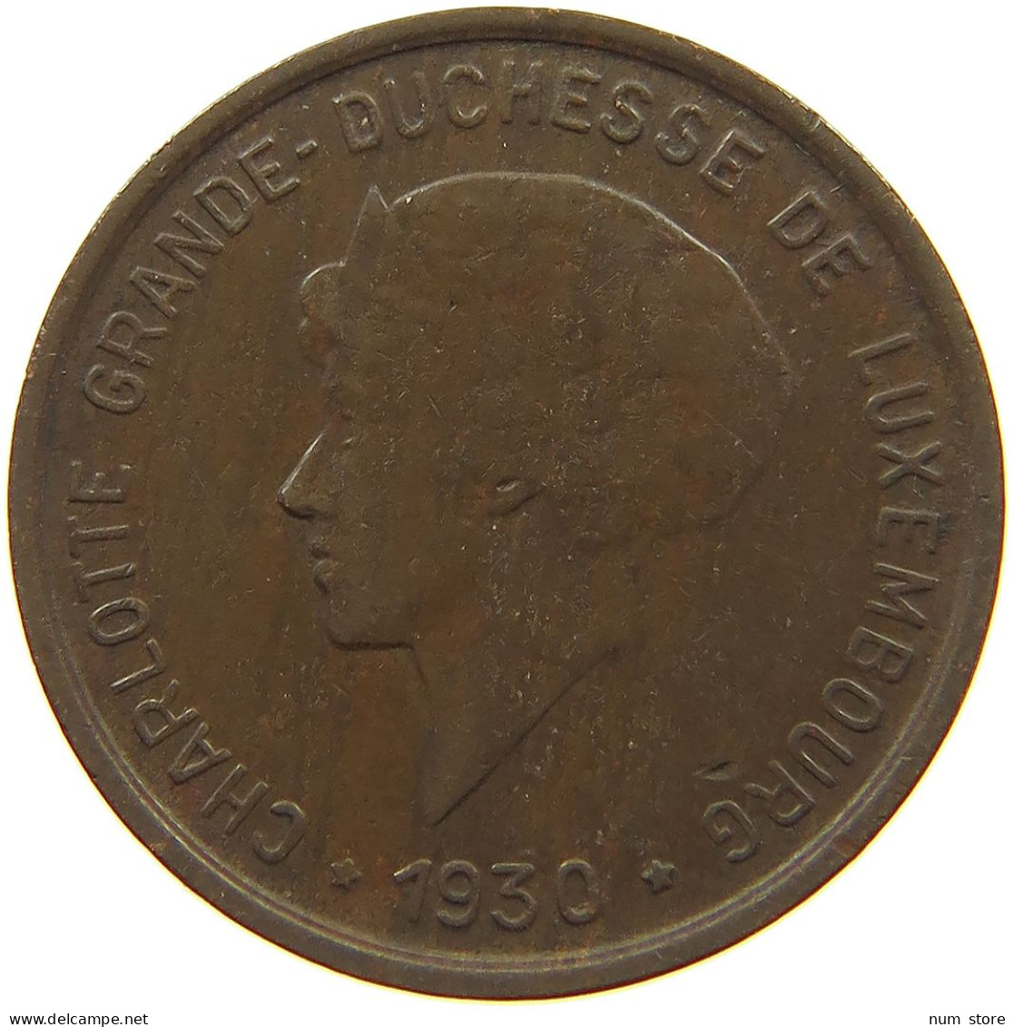 LUXEMBOURG 5 CENTIMES 1930 #a085 0739 - Luxembourg