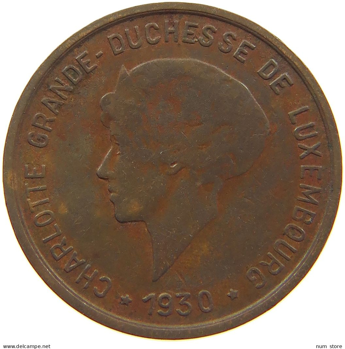 LUXEMBOURG 5 CENTIMES 1930 #a063 0329 - Luxembourg