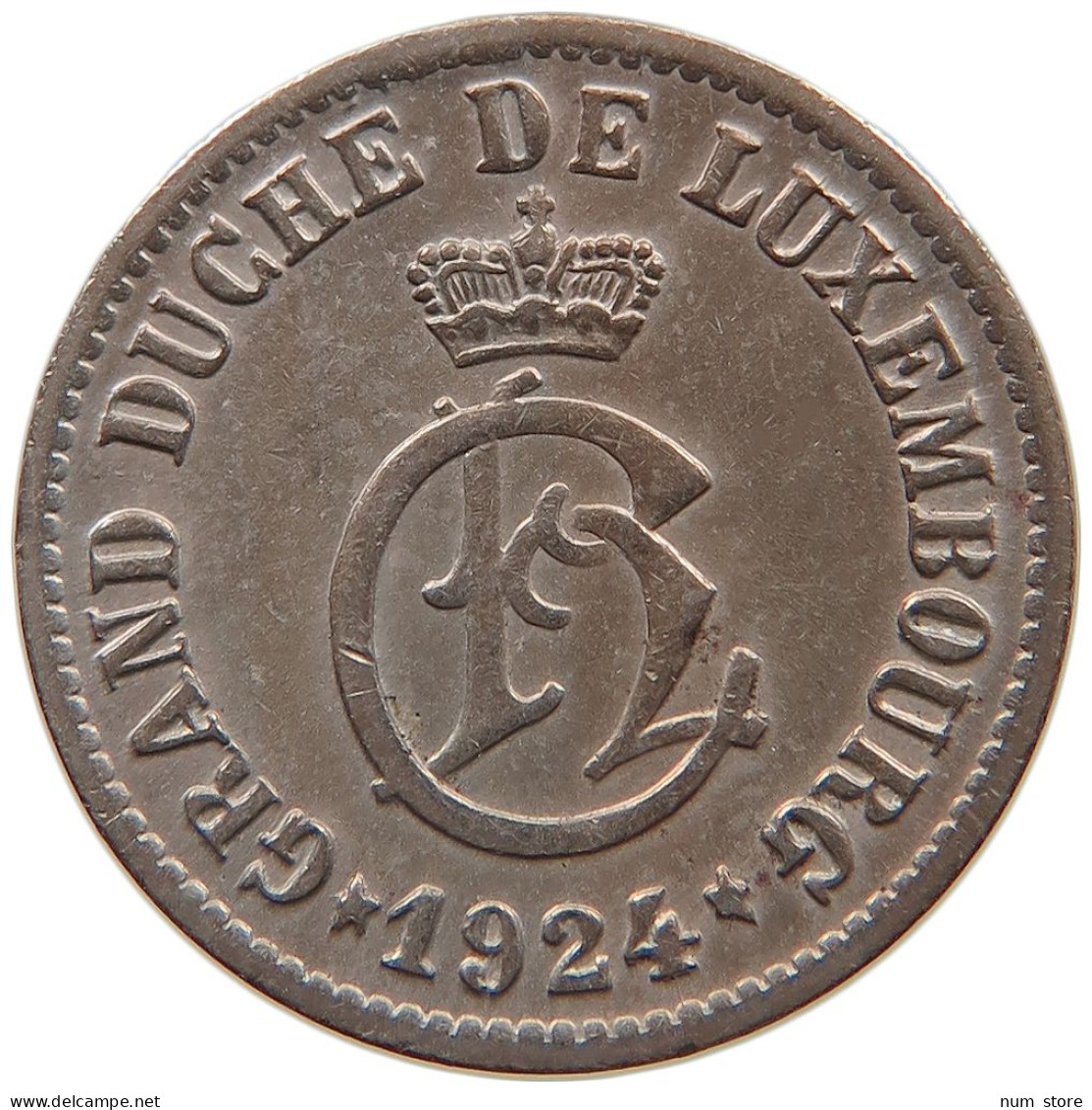 LUXEMBOURG 5 CENTIMES 1924 #a080 0579 - Luxembourg