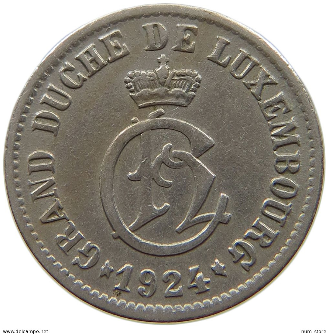 LUXEMBOURG 5 CENTIMES 1924 #a089 0389 - Luxembourg