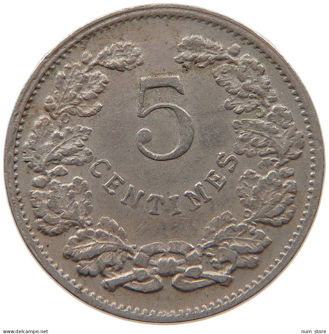 LUXEMBOURG 5 CENTIMES 1908 #s022 0069 - Luxembourg