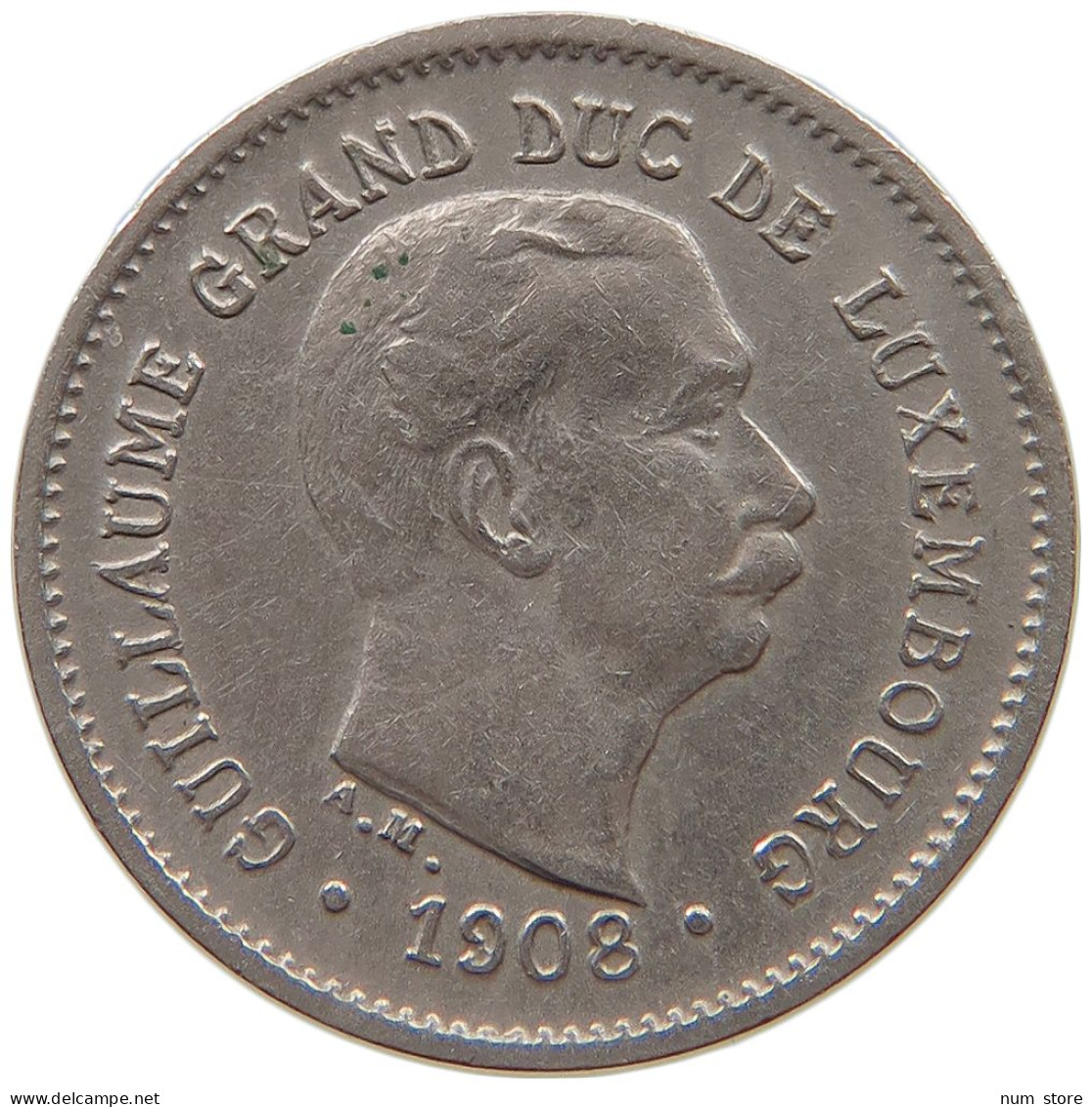 LUXEMBOURG 5 CENTIMES 1908 #a061 0723 - Luxembourg