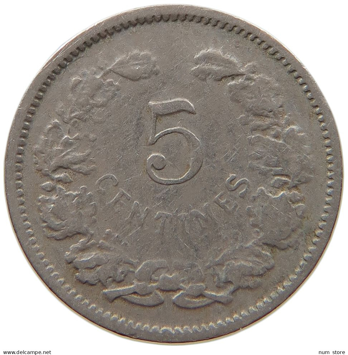 LUXEMBOURG 5 CENTIMES 1901 #s014 0147 - Luxembourg