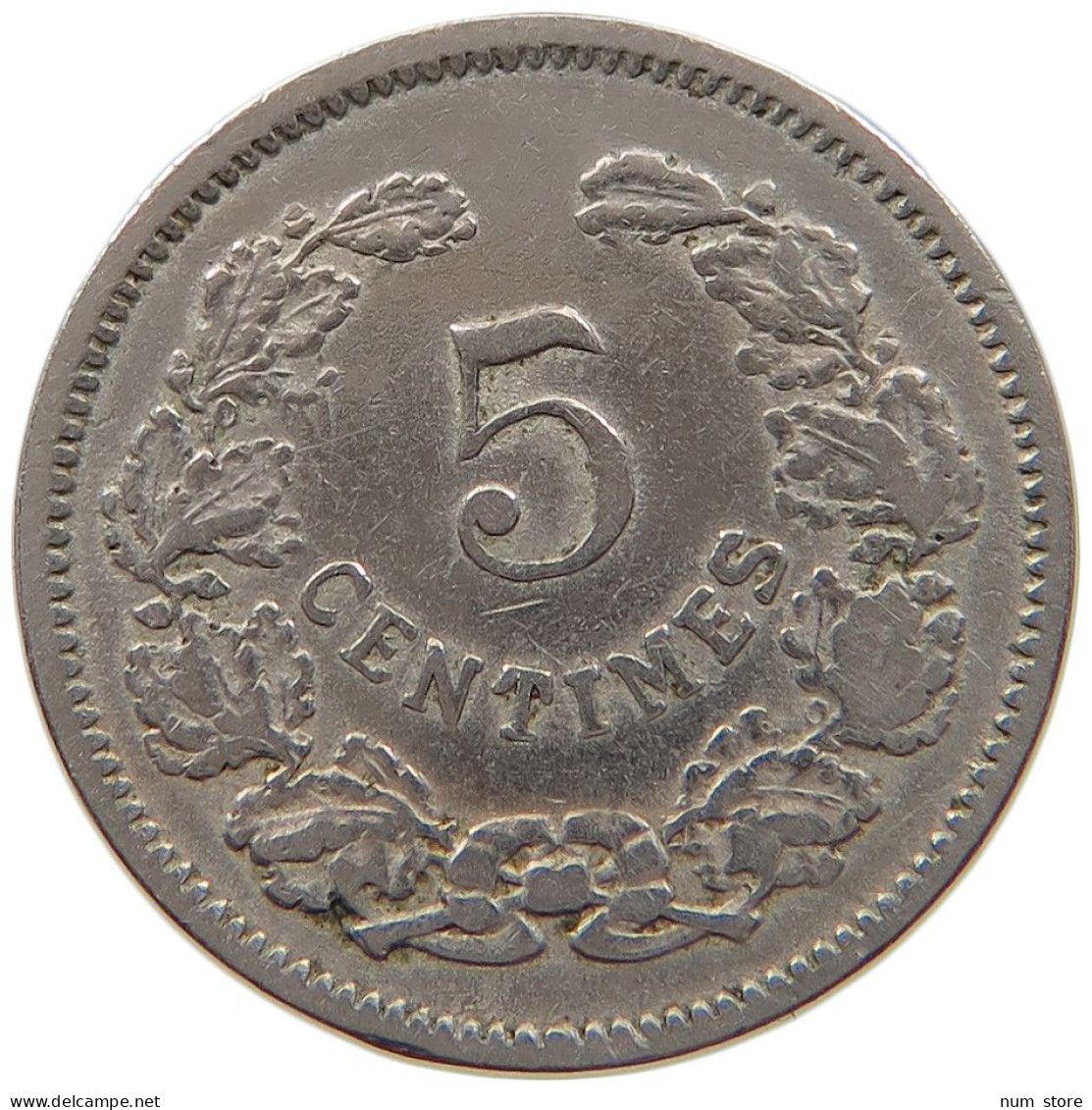 LUXEMBOURG 5 CENTIMES 1901 #a047 0721 - Luxembourg