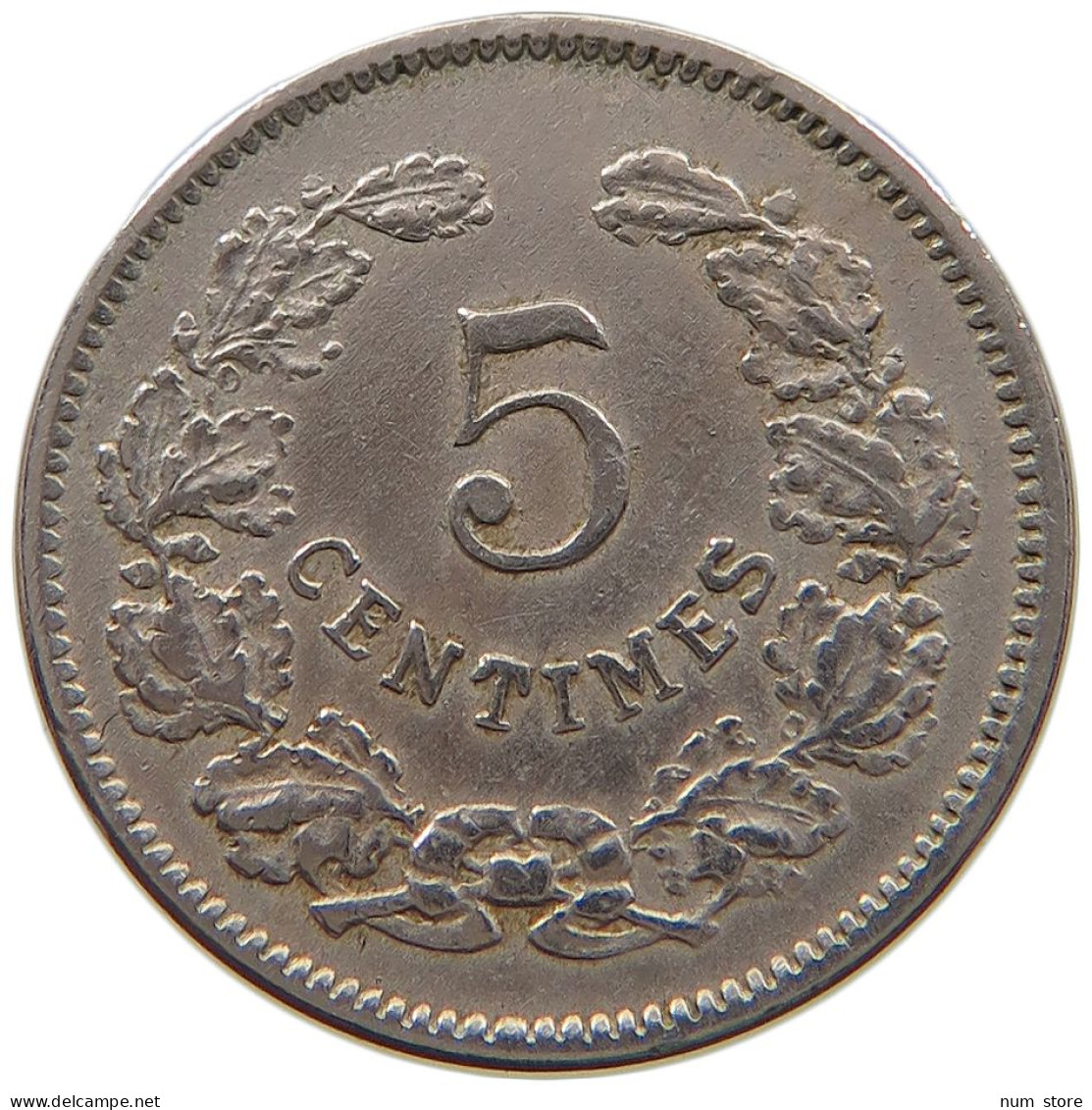 LUXEMBOURG 5 CENTIMES 1901 #a050 0227 - Luxembourg