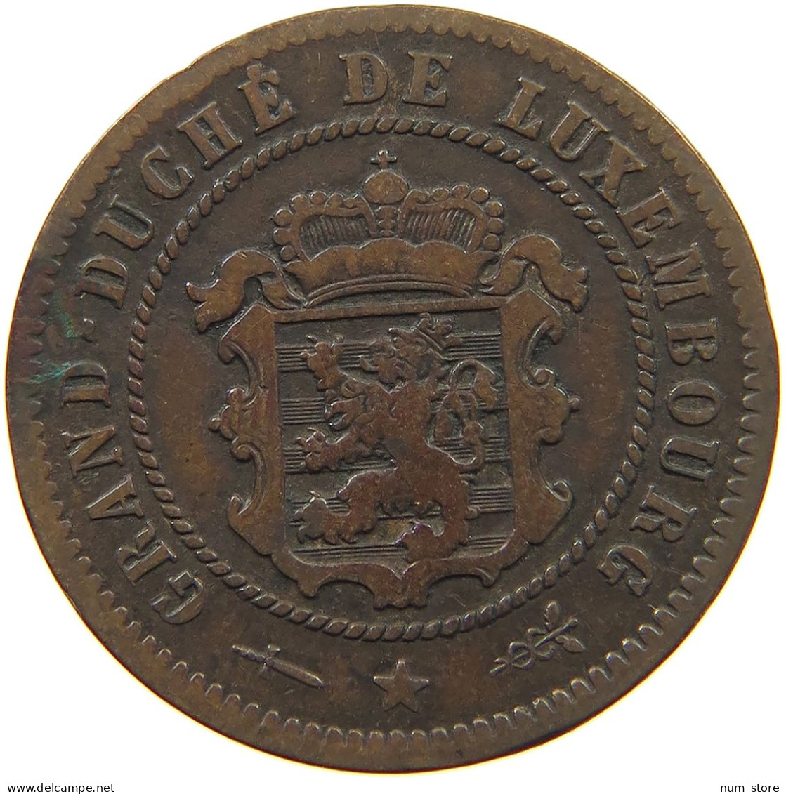 LUXEMBOURG 5 CENTIMES 1870 #c010 0107 - Luxembourg