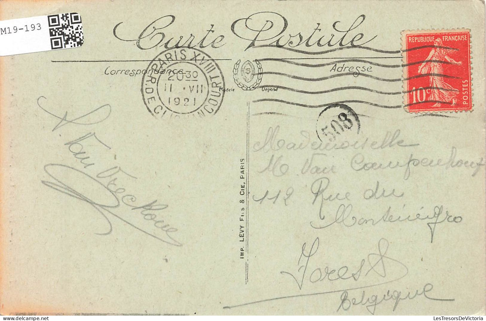 FRANCE - Paris - Le Sacré Coeur - LL - Carte Postale Ancienne - Iglesias