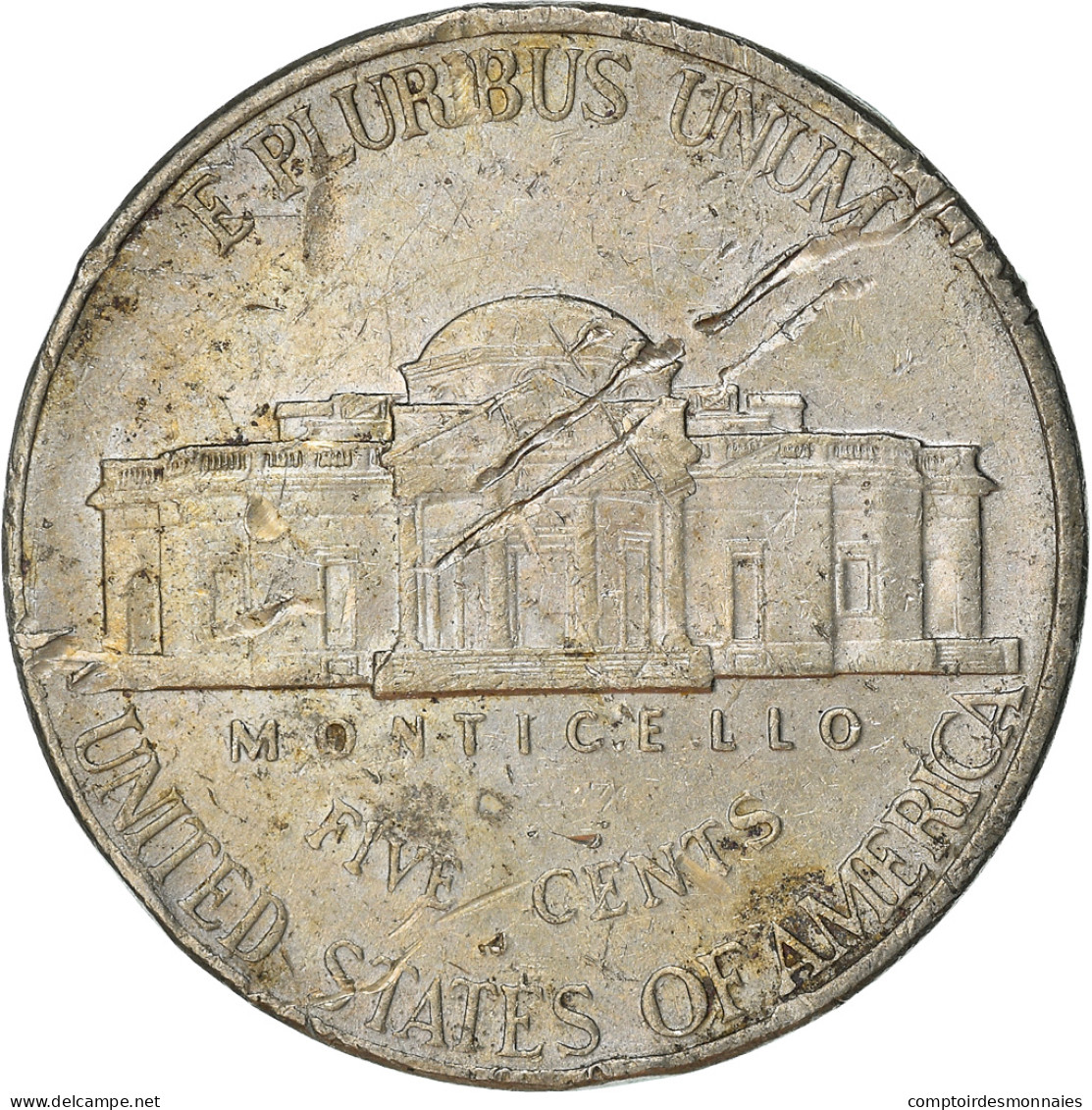 Monnaie, États-Unis, Jefferson Nickel, 5 Cents, 2002, U.S. Mint, Denver, TTB - 1938-…: Jefferson