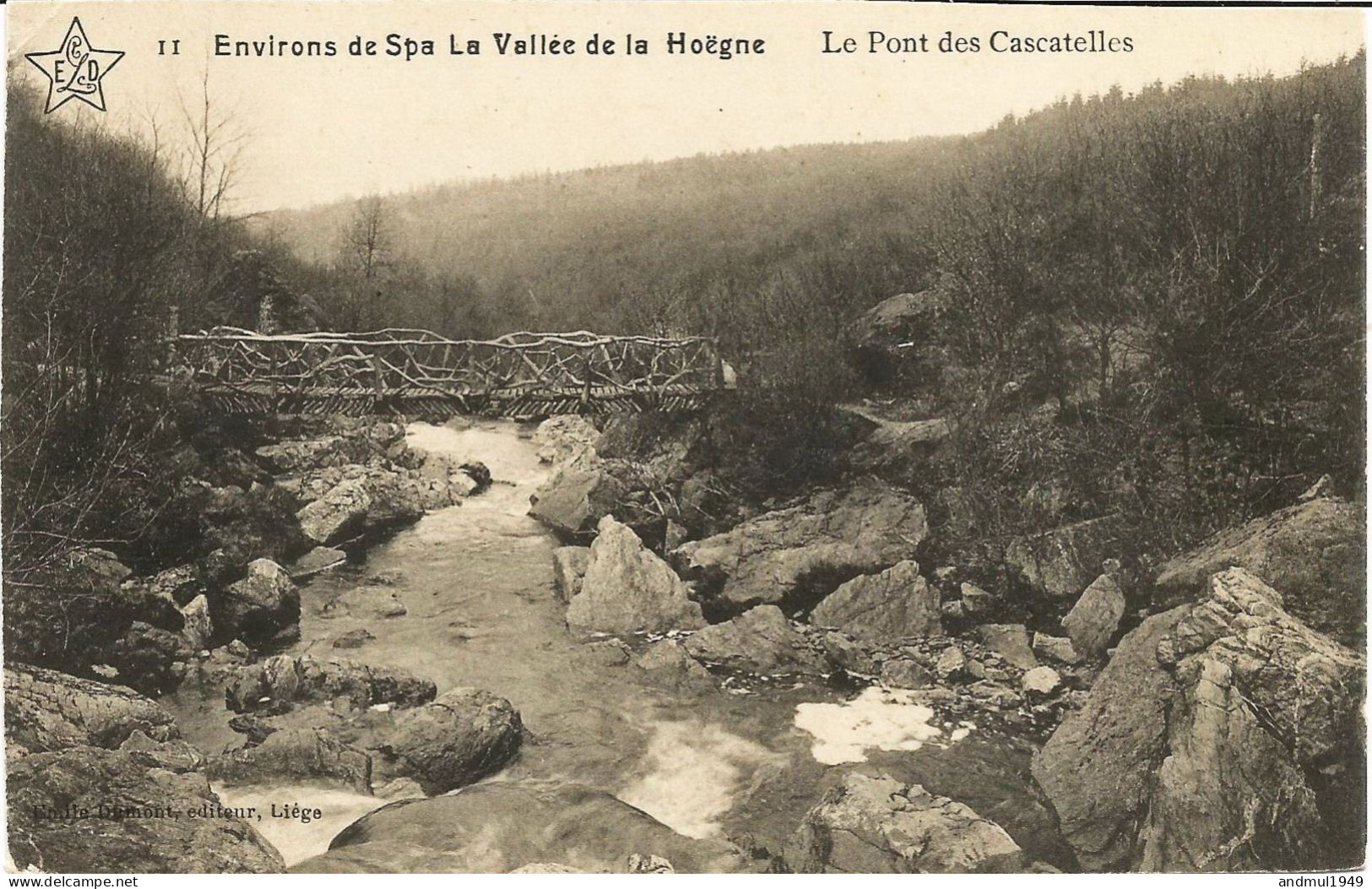 SART-lez-SPA - La Vallée De La Hoëgne - Le Pont Des Cascatelles - N'a Pas Circulé - Jalhay